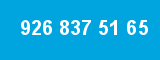 926 837 51 65 926 837 51 65